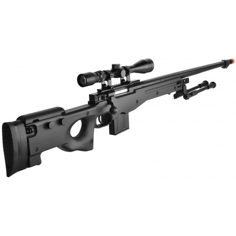 WellFire ShadowOps MK96 AWP Bolt Action Airsoft Sniper Rifle - BLACK
