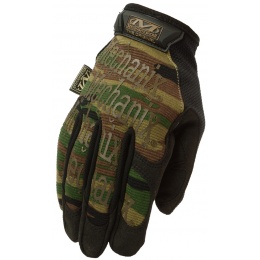 Mechanix Original Stealth Covert Gloves w/ TPR Strap (LRG) - WOODLAND
