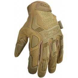 Mechanix Airsoft X-Large M-Pact Gloves w/ Knuckle Protection - COYOTE