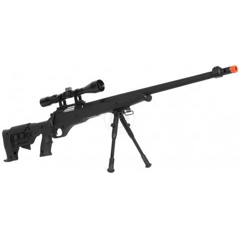 WellFire MB11D Full Metal Bolt Action Sniper Rifle w/  Scope and Bipod