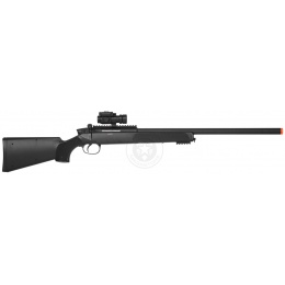 455 FPS DE Airsoft Metal M50P Master Sniper Rifle w/ Red Dot Scope