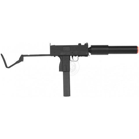 DE M-10 Mac11 Airsoft AEG Submachine Gun w/ Mock Suppressor