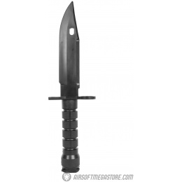 G-Force Airsoft M9 Rubber Blade Training Knife Bayonet - BLACK