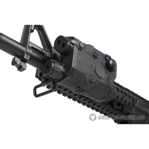 Airsoft Megastore Armory XE-15 PEQ Battery Box w/ Weaver Mount - BLACK