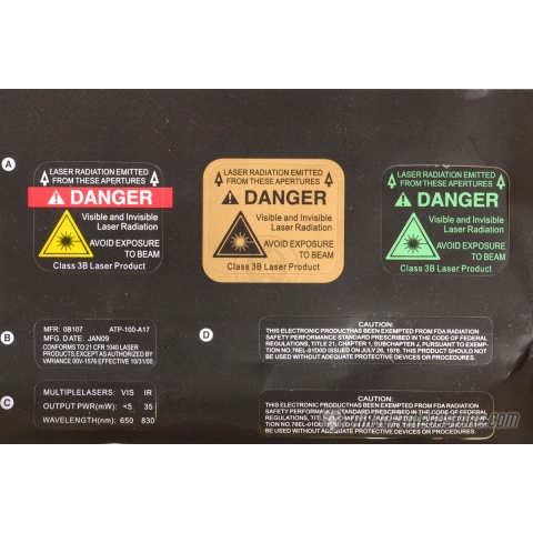 Airsoft Megastore Armory XE-15 PEQ Battery Box w/ Weaver Mount - BLACK