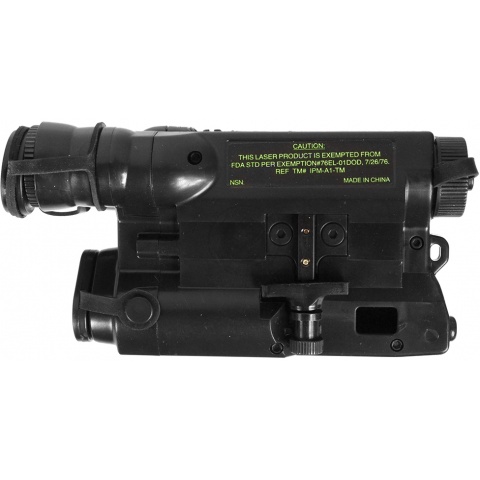 Lancer Tactical 5KU AN/PEQ-16 Battery Box Case RIS Mount w/ Spacer - BLACK