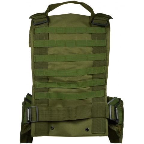 G-Force Warrior MOLLE Chest Rig - w/ 6 Mag Pouches - OD GREEN