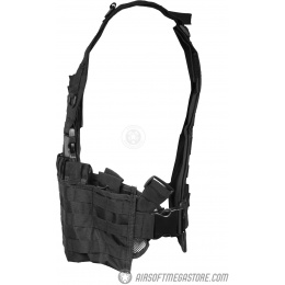 G-Force Airsoft MOLLE Chest Rig - w/ 6 Mag Pouches - BLACK