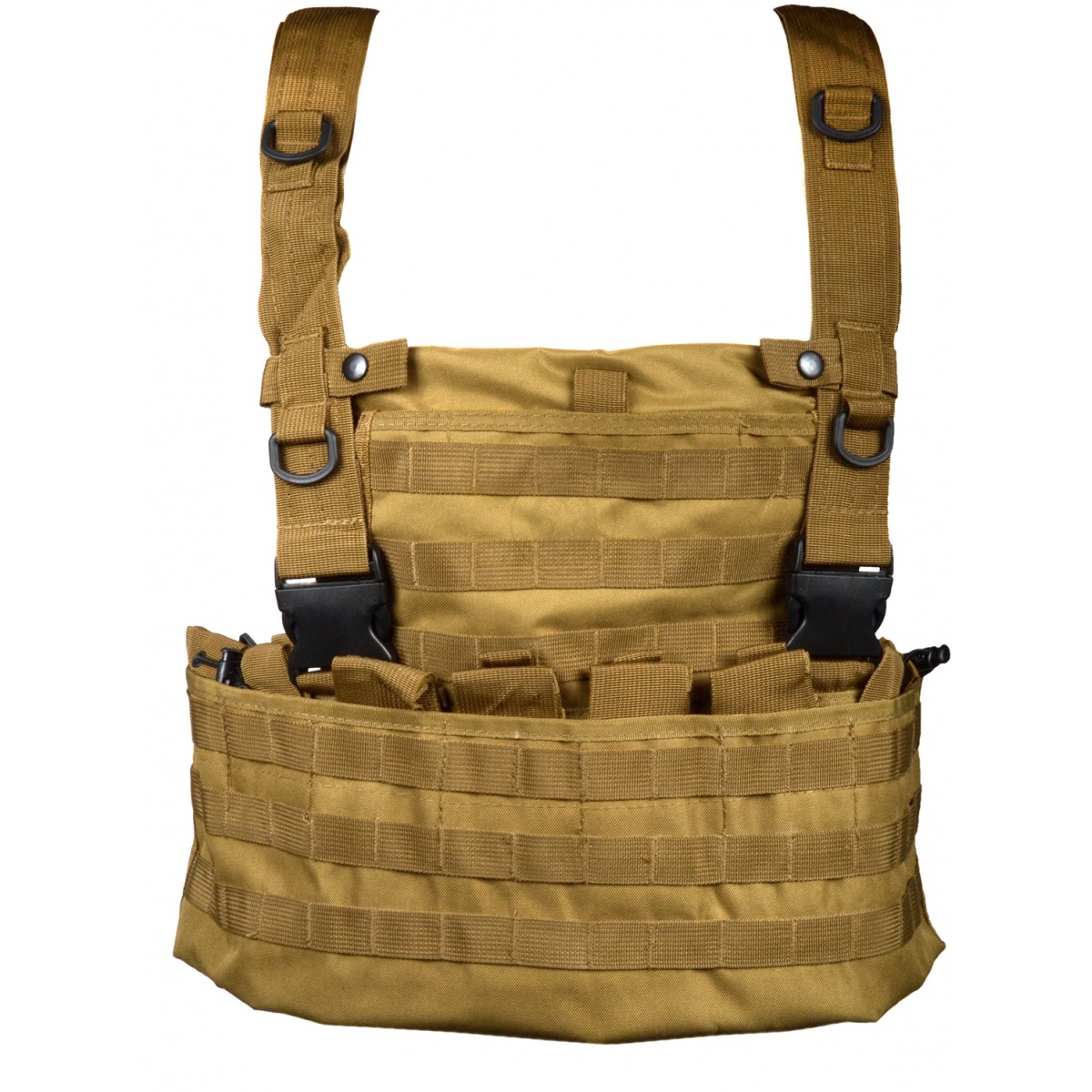 What is a Chest Rig?, 3 Rows of MOLLE