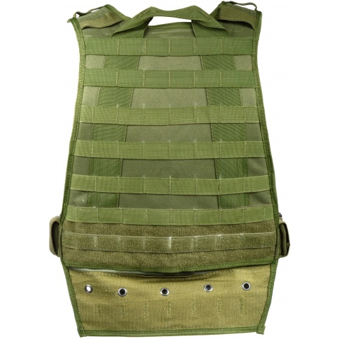 G-Force Outdoor Compact Plate Carrier w/ MOLLE Webbing - OD GREEN