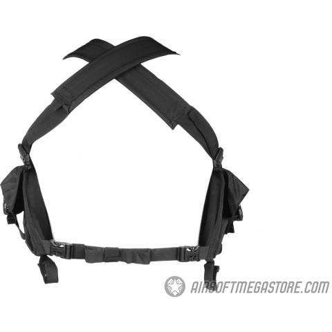 G-Force Urban Assault 6-Pocket Chest Rig for AK Magazines - BLACK