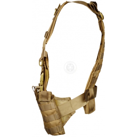 G-Force Warrior 1000D MOLLE Chest Rig - w/ 6 Mag Pouches - COYOTE