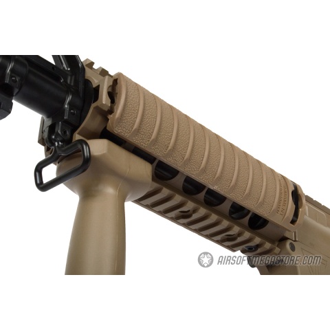G&G Top Tech TR15 Full Metal CQB Raider GT EBB Airsoft AEG Rifle - TAN