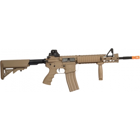 G&G Top Tech Full Metal TR15 Raider XL GT EBB Airsoft AEG Rifle - TAN