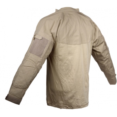 Rothco Military Combat Shirt w/ Reinforced Elbows - DESERT SAND