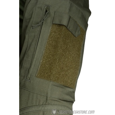 Rothco Military Combat Shirt w/ Reinforced Elbows - OD GREEN