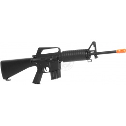 JG Airsoft Full Metal Gearbox M16A1 Carbine AEG w/ Fixed Full Stock