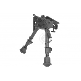 DBoys Full Metal Heavy Duty Spring-Loaded Universal Bipod for Airsoft Rifles - Adjustable & Folding