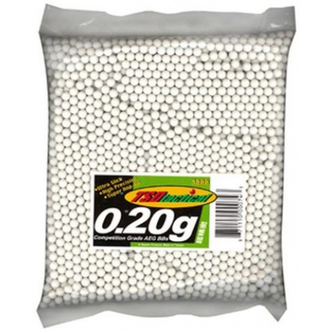 0.20G TSD Premium Grade Seamless Airsoft BBs - 3000 Round Bag