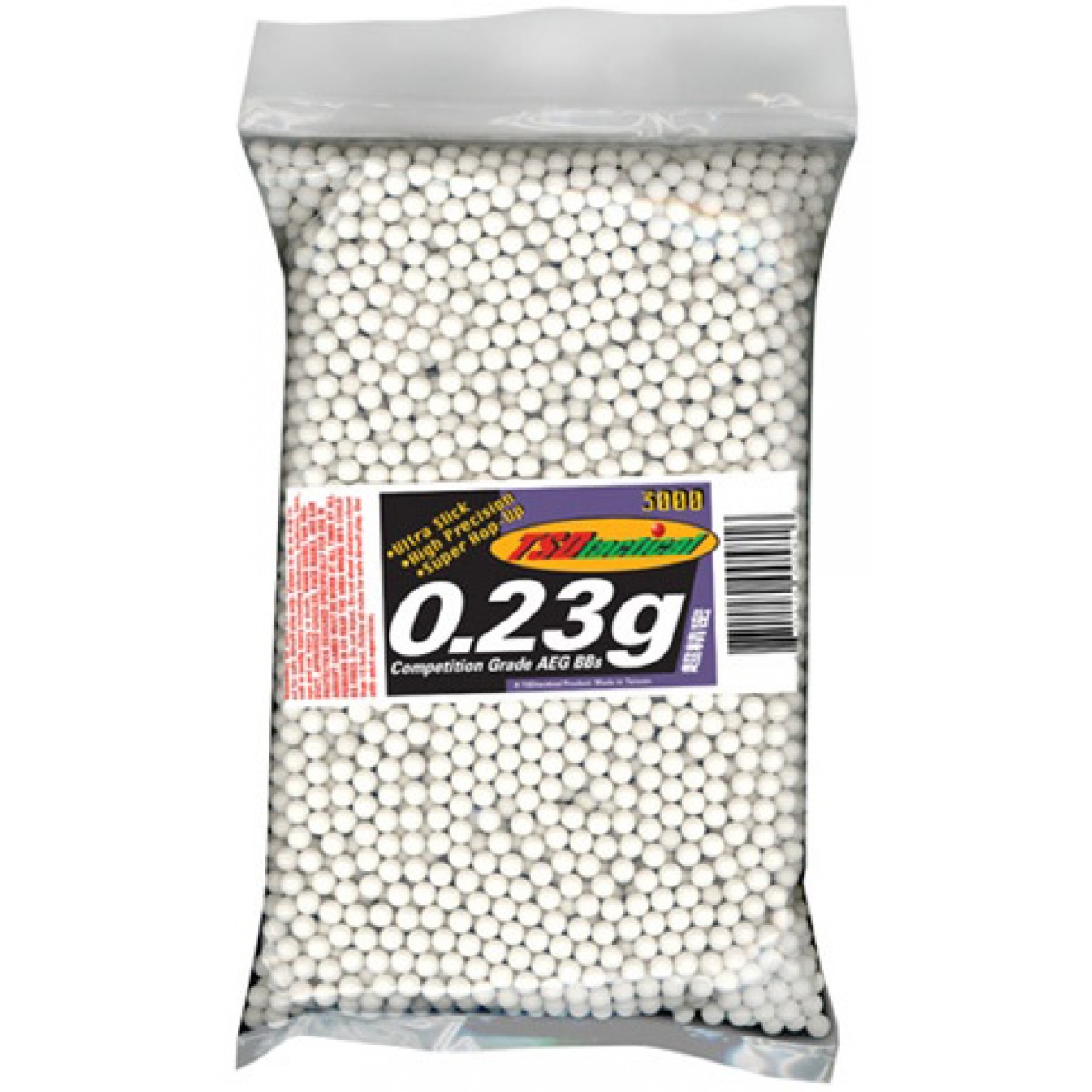 0.23G TSD Premium Grade Seamless Airsoft BBs 3000 Round Bag Airsoft