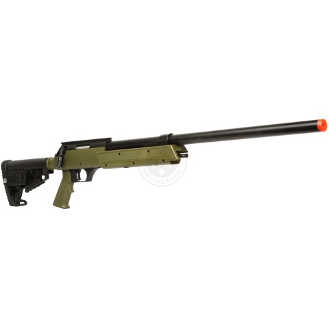 500 FPS WellFire MB13A APS SR-2 Bolt Action Sniper Rifle - OD GREEN