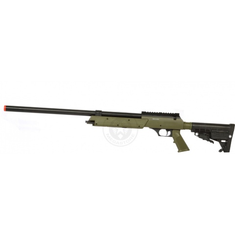 500 FPS WellFire MB13A APS SR-2 Bolt Action Sniper Rifle - OD GREEN