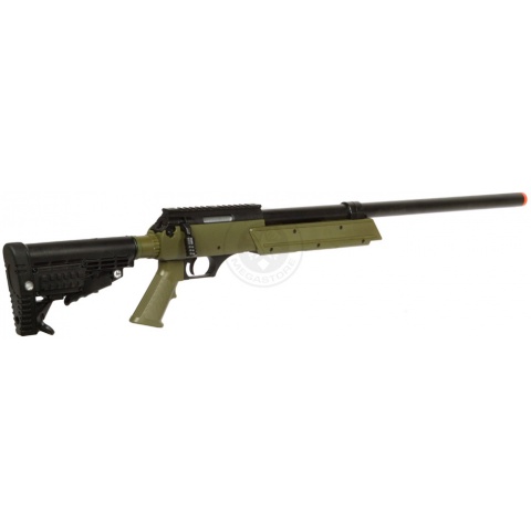 500 FPS WellFire MB13A APS SR-2 Bolt Action Sniper Rifle - OD GREEN