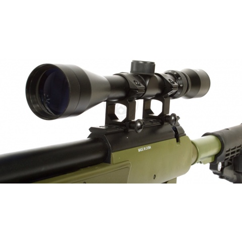 WellFire MB13D APS SR-2 Metal Sniper Rifle w/ Scope & Bipod - OD