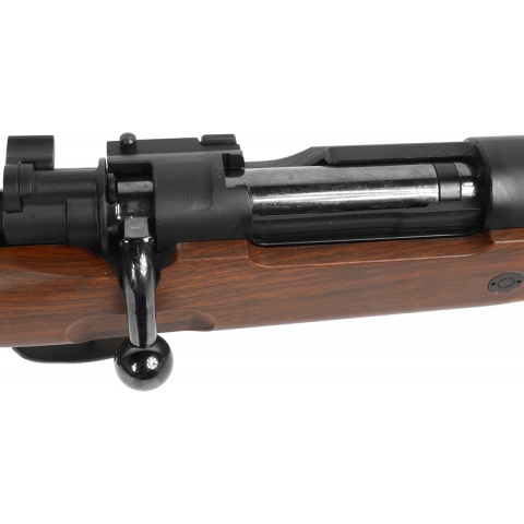 Double Bell WWII Kar 98 Bolt Action Airsoft Carbine Rifle (Color: Faux Wood)