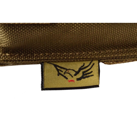 Flyye Industries 1000D MOLLE EV Double Magazine Pouch - COYOTE BROWN