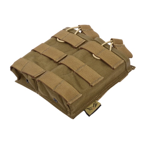 Flyye Industries 1000D MOLLE EV Double Magazine Pouch - COYOTE BROWN