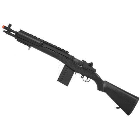 360 FPS TSD M14 RIS CQB High-Powered Spring Sniper Rifle - BLACK