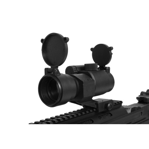 TSD M14 RIS M116 Series Spring Sniper Rifle w/ Scope - BLACK