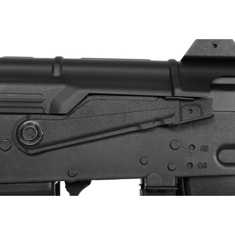 420 FPS DBoys AK-74U AEG Rifle w/ Skeleton Stock - BLACK