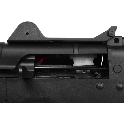 420 FPS DBoys AK-74U AEG Rifle w/ Skeleton Stock - BLACK