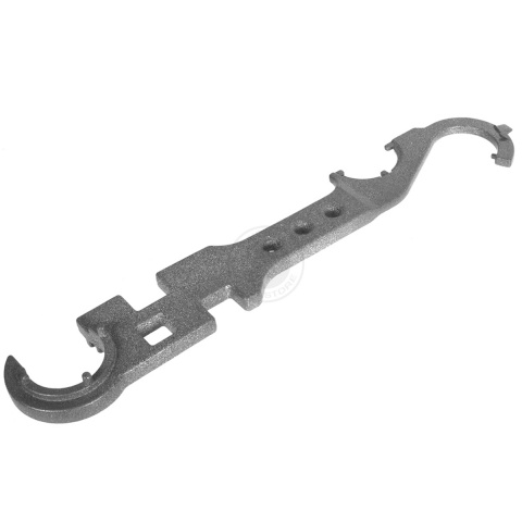 AIM Sports Full Metal AR15 / M4 Stock Combo Wrench Tool - SILVER