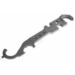 AIM Sports Full Metal AR15 / M4 Stock Combo Wrench Tool - SILVER