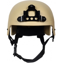 G-Force High Cut IBH Airsoft Helmet w/ NVG Shroud - TAN
