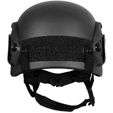 G-Force Tactical IBH Airsoft Helmet w/ NVG Shroud & Side Rails - BLACK