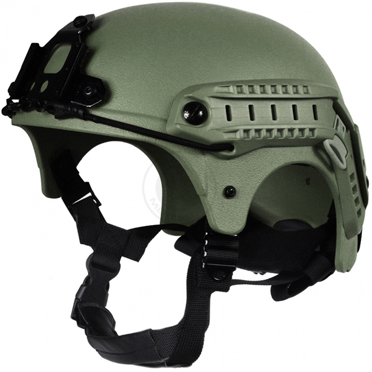 Lancer Tactical CA-331G Airsoft IBH Helmet SOCOM NAVY Replica w/ NVG Shroud OD 