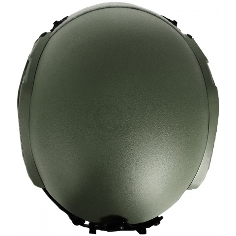 G-Force Tactical IBH Airsoft Helmet with NVG Shroud & Side Rails (Color: OD Green)