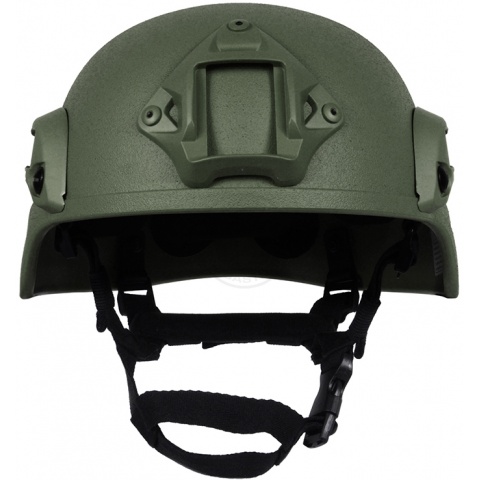 G-Force MICH 2000 Replica Helmet w/ Side Adapter Accessory Rails - OD