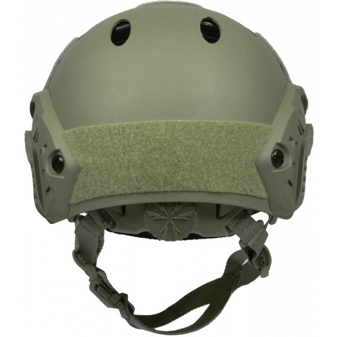 G-Force Tactical Operator BUMP Helmet w/ Side Accessory Rails - OD