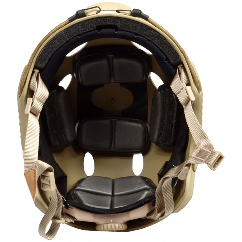 G-Force Tactical Operator BUMP Helmet w/ Side Accessory Rails - TAN