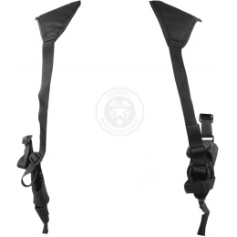 FDG ULTIMATE Tactical Pistol Shoulder Holster - BLACK - RIGHT HANDED