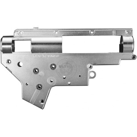 ASG CNC Machined 8mm Version 2 Chromium-Plated Gearbox Shell