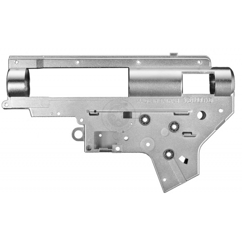 ASG CNC Machined 8mm Version 2 Chromium-Plated Gearbox Shell