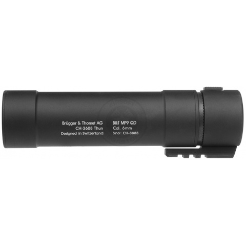 ASG B&T Licensed 8-Inch Airsoft MP9 QD Barrel Extension - 205 mm
