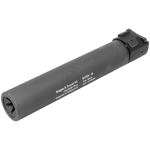 ASG B&T Rotex III A Airsoft Mock Suppressor Barrel Extension - GRAY