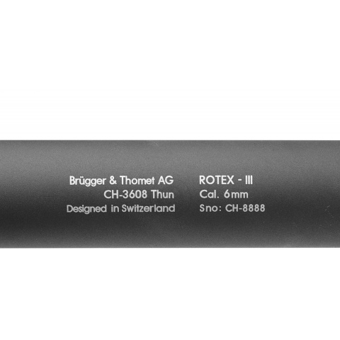 ASG B&T Rotex III A Airsoft Mock Suppressor Barrel Extension - GRAY